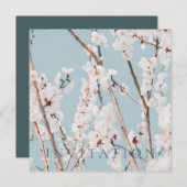 INVITATION DU PARTI : PLUM BLOSSOM (Devant / Derrière)
