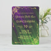 Invitation du Parti Quinceañera (Debout devant)