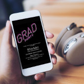 Invitation du parti rose noir