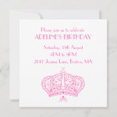 Invitation du Parti royal de la Couronne (Dos)