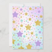 Invitation du parti Sleepover de l'Unicorn (Dos)