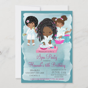 Invitation du parti Spa afro-américain