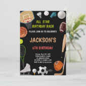 Invitation du parti sportif entièrement étoilé (Debout devant)