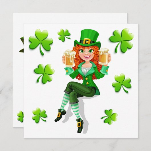 Invitation du parti St. Patrick (Devant / Derrière)