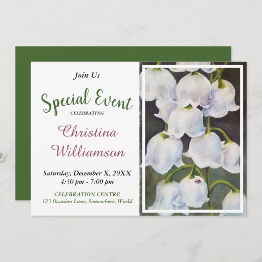 INVITATION DU PARTI SURPRISE (Devant / Derrière)