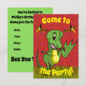 Invitation du parti T-Rex (Devant / Derrière)