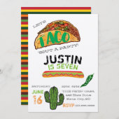 Invitation du Parti Taco (Devant / Derrière)