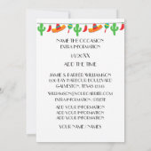 Invitation du Parti Taco (Dos)