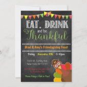 Invitation du parti Thanksgiving (Devant)