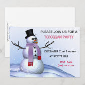 Invitation du parti Toboggan (Devant / Derrière)