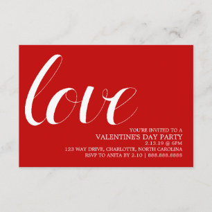 Invitation du Parti Valentin  Mod Pen Love