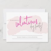Invitation du Parti Valentines | Saint Valentin (Devant)