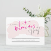Invitation du Parti Valentines | Saint Valentin (Debout devant)