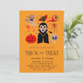 Invitation du parti Vampire d'Halloween (Debout devant)