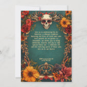💀 Invitation du parti 🎉 Vintage Día de Muertos (Dos)