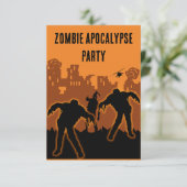 Invitation du parti Zombie Apocalypse (Debout devant)