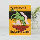 Invitation du parti Zombie Halloween (Debout devant)
