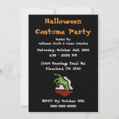 Invitation du parti Zombie Halloween (Dos)