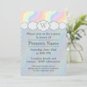 Invitation du Pastel Rainbow Waves Party (Debout devant)