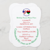 Invitation du patrimoine africain-américain (Devant / Derrière)