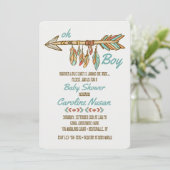 Invitation du petit chef Baby shower (Debout devant)