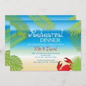 Invitation du petit crabe rouge (Devant / Derrière)