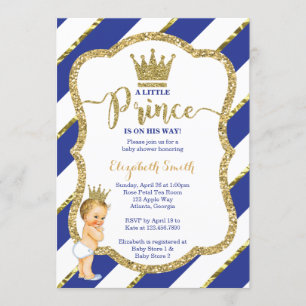 Invitation du Petit Prince Baby shower, Parties sc