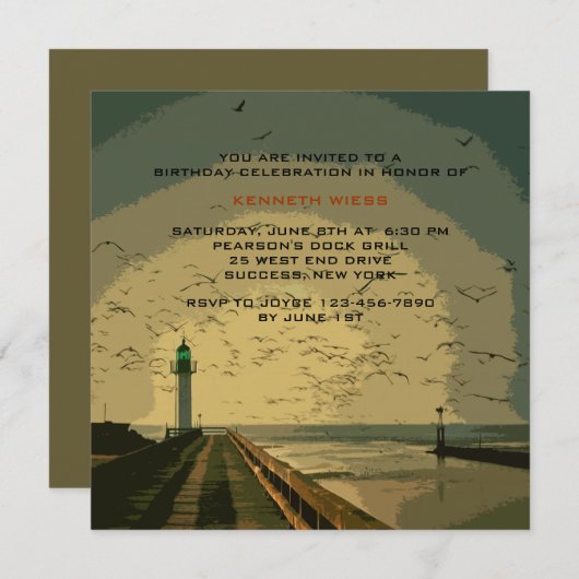 Invitation du phare (Devant / Derrière)