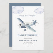 Invitation du plan d'invitation d'anniversaire de  (Devant / Derrière)