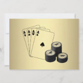 Invitation du Poker Party (Dos)