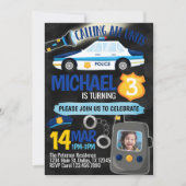 Invitation du policier à la fête d'anniversaire (Devant)