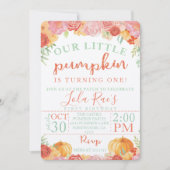INVITATION DU PREMIER ANNIVERSAIRE (Devant)