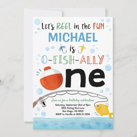 Invitation du premier anniversaire de la partie de (Devant)