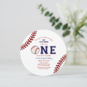 Invitation du premier anniversaire du baseball (Debout devant)