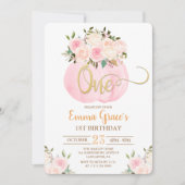 Invitation du premier anniversaire du Citrouille f (Devant)