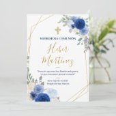 Invitation du premier garçon de communion espagnol (Debout devant)