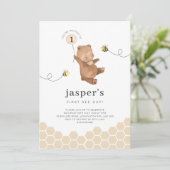 Invitation du premier jour d'abeille de l'ours de  (Debout devant)