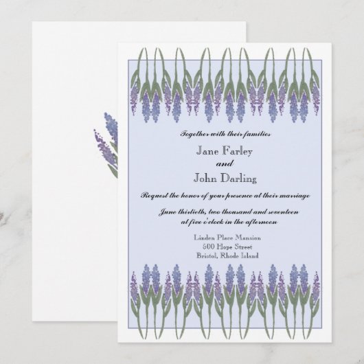 Invitation du prêteur (Devant / Derrière)