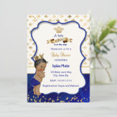 Invitation du Prince Baby shower, Petit Prince (Debout devant)