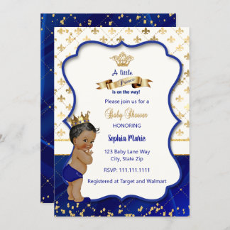 Invitation du Prince Baby shower, Petit Prince