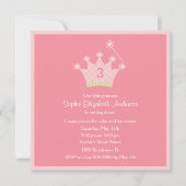 Invitation du Princess Party (Devant)
