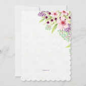 Invitation du printemps (Dos)