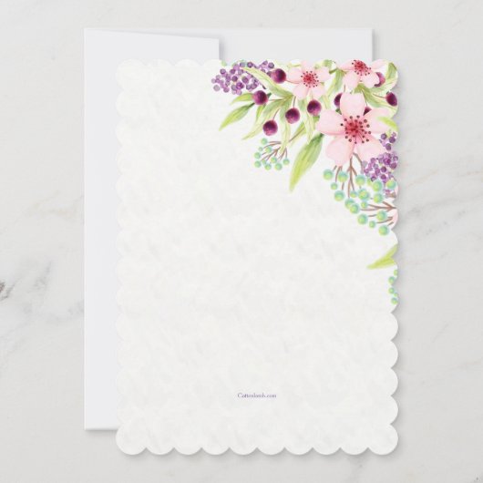 Invitation du printemps (Dos)