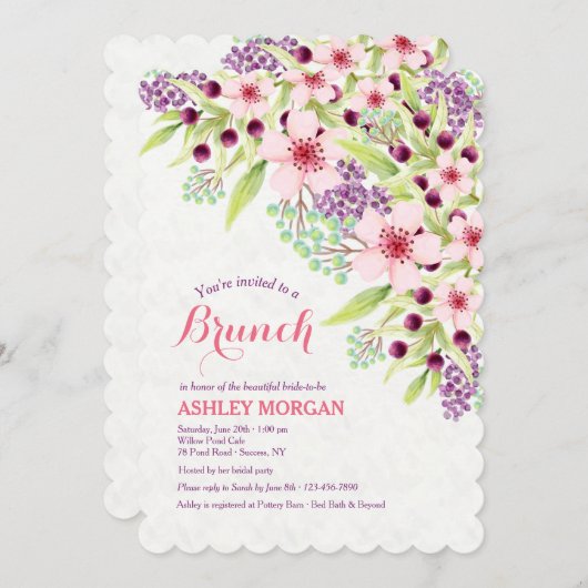 Invitation du printemps (Devant / Derrière)