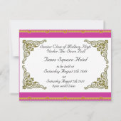 Invitation du Prom Party (Dos)