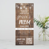 Invitation du Prom Rustic Ticket Party (Debout devant)