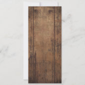 Invitation du Prom Rustic Ticket Party (Dos)