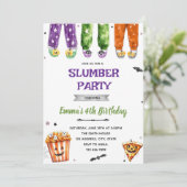 Invitation du pyjama d'Halloween (Debout devant)