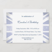 Invitation du Queen Elizabeth Tea Party (Dos)