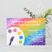 Invitation du Rainbow Art Party (Debout devant)